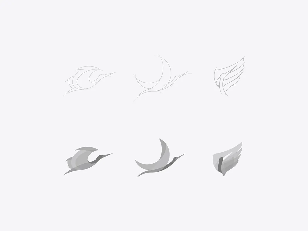 Maquette de logo corporate avec symbole stylisé – graphiste à Sierre